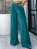 Loose Wide Leg Yoga Lounge Pants_CWBLP01544