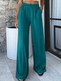 Loose Wide Leg Yoga Lounge Pants_CWBLP01544