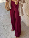 Loose Wide Leg Yoga Lounge Pants_CWBLP01544