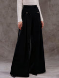 High Waist Wide Leg Office Straight Pants_CWBLP01553