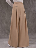 High Waist Wide Leg Office Straight Pants_CWBLP01553