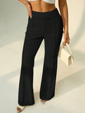 High Waist Loose Wide Leg Business Pants_CWBLP01555