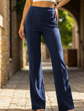 High Waist Loose Wide Leg Business Pants_CWBLP01555