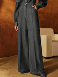 High Waist Loose Straight Denim Pants_CWBLP01557