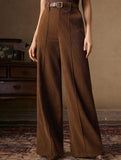 Corduroy High Waist Wide Leg Pants