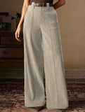 Corduroy High Waist Wide Leg Pants