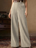 Corduroy High Waist Wide Leg Pants