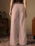 Corduroy High Waist Wide Leg Pants