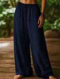 High Waist Wide Leg Casual Pants