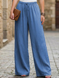 High Waist Wide Leg Casual Pants