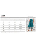 Tribal Print Wide Leg Pocket Pants