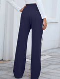 Tie Waist Wide Leg Sweatpants