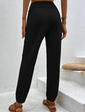 High Waist Pocket Jogger Pants
