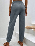 High Waist Pocket Jogger Pants