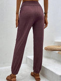 High Waist Pocket Jogger Pants
