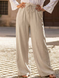 Tie Waist Wide Leg Pants_CWBLP01668
