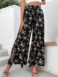 WIDE LEG PANTS WITH LOUD PRINT