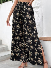 WIDE LEG PANTS WITH LOUD PRINT