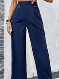 SOLID COLOR SLIM FIT STRAIGHT LEG PANTS_CWBLP0476