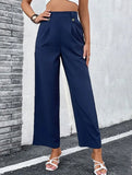 SOLID COLOR SLIM FIT STRAIGHT LEG PANTS_CWBLP0476