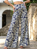 BOHO PRINT BAGGY HIGH-WAISTED WIDE-LEGGED PANTS_CWBLP0629