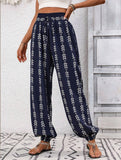 Mesh Wide-Leg Bloomers ??Casual Summer Pants
