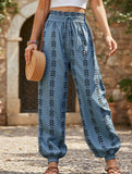 Mesh Wide-Leg Bloomers ??Casual Summer Pants