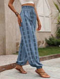 Mesh Wide-Leg Bloomers ??Casual Summer Pants