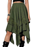 Asymmetric Pinlace skirt