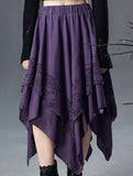 Asymmetric Pinlace skirt