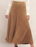 Versatile high-waisted slimming A-line skirt