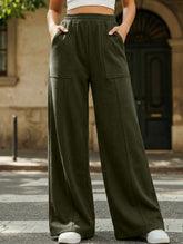 Relaxed style loose high-waisted sweatpants