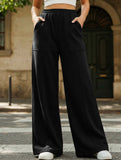 Relaxed style loose high-waisted sweatpants
