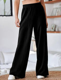 Relaxed style loose high-waisted sweatpants