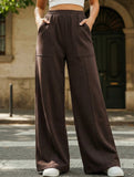 Relaxed style loose high-waisted sweatpants