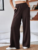 Relaxed style loose high-waisted sweatpants