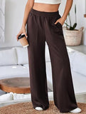 Relaxed style loose high-waisted sweatpants