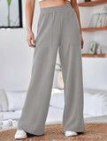 Relaxed style loose high-waisted sweatpants