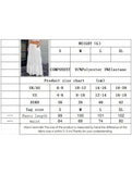 White Ruched Drawstring Maxi Skirt