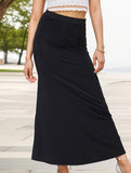 FASHION SEXY BAG HIP PLEATED LONG SKIRT