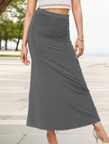 FASHION SEXY BAG HIP PLEATED LONG SKIRT