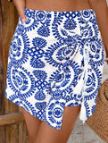 High Waist Fringe Skort_CWBSP00723