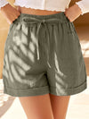 High Waist Tie Wide Leg Shorts_CWBSP00725