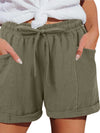 High Waist Tie Wide Leg Shorts_CWBSP00725