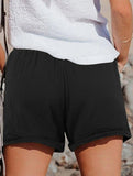 High Waist Tie Wide Leg Shorts_CWBSP00725