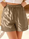 High Waist Tie Wide Leg Shorts_CWBSP00725