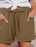 High Waist Tie Wide Leg Shorts_CWBSP00725