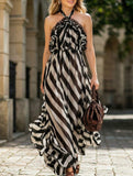 Stripe Cami Vacation Maxi Dress