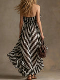 Stripe Cami Vacation Maxi Dress