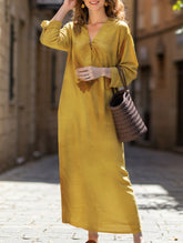 Casual long-sleeved robes and dresses